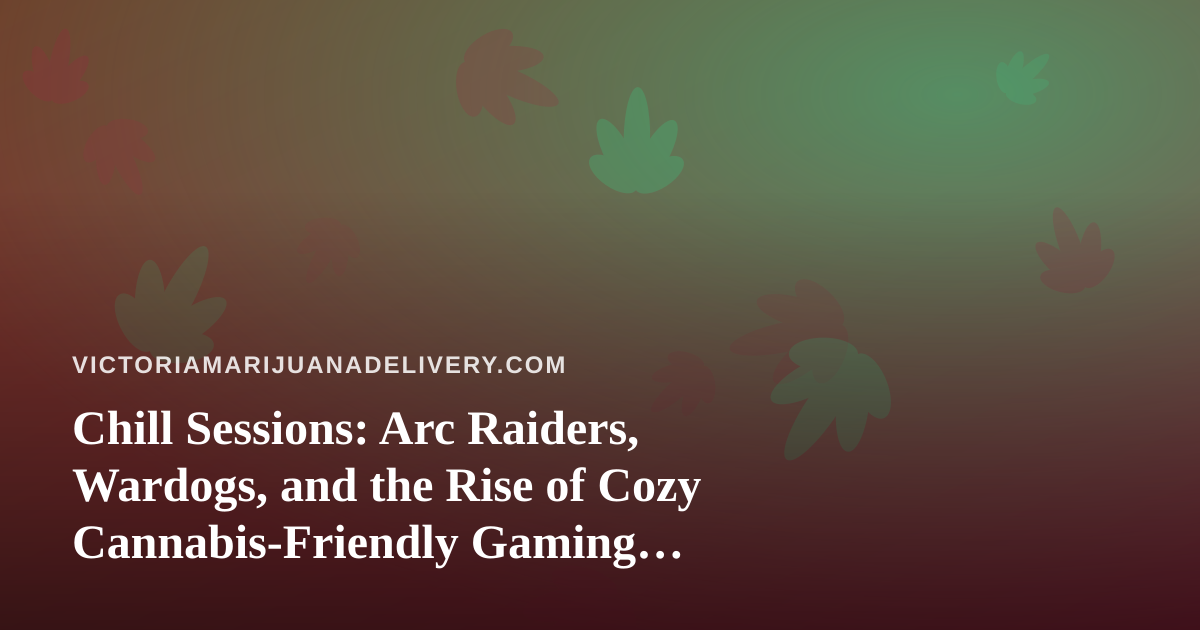 Chill Sessions: Arc Raiders, Wardogs, and the Rise of Cozy Cannabis-Friendly Gaming Streams